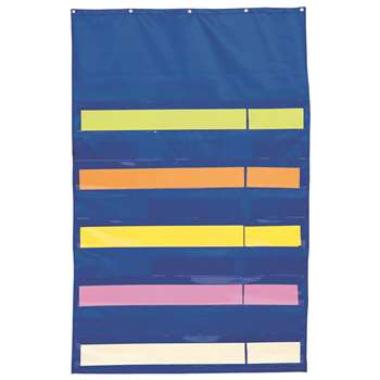 Pocket Chart Original Plus Blue 34 X 52 By Carson Dellosa