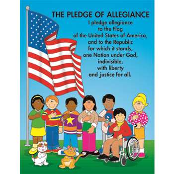 Chartlet The Pledge Of Allegiance 17 X 22 By Carson Dellosa