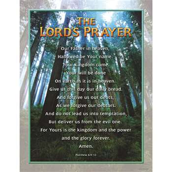 Chartlet The Lords Prayer 17X22 By Carson Dellosa