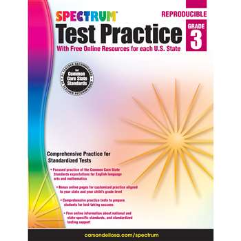 Test Practice Gr 3 By Carson Dellosa