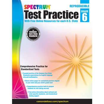 Test Practice Gr 6 By Carson Dellosa