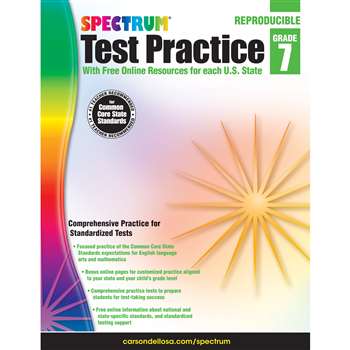 Test Practice Gr 7 By Carson Dellosa