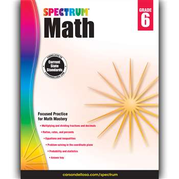 Spectrum Math Gr 6, CD-704566