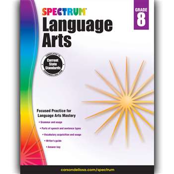 Spectrum Language Arts Gr 8, CD-704595