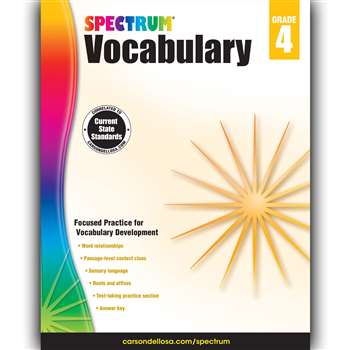 Spectrum Vocabulary Gr 4, CD-704611