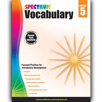 Spectrum Vocabulary Gr 5, CD-704612