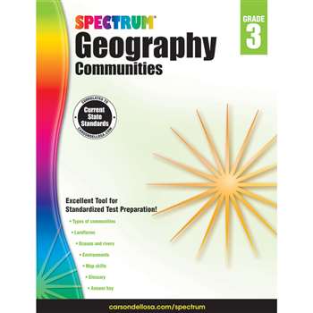 Spectrum Geography Communities Gr 3, CD-704658