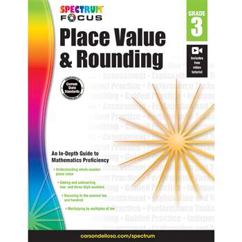 Spectrum Place Value & Rounding Gr 3, CD-704901