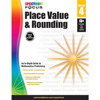 Spectrum Place Value & Rounding Gr 4, CD-704905