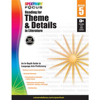 Spectrum Reading Theme & Details &quot; Literature Gr , CD-704910