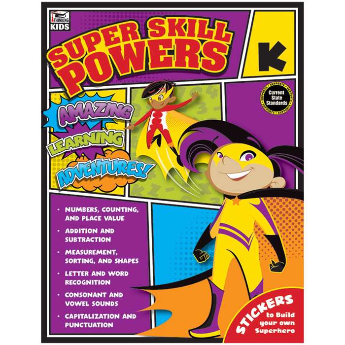 Super Skill Powers Gr K, CD-704936