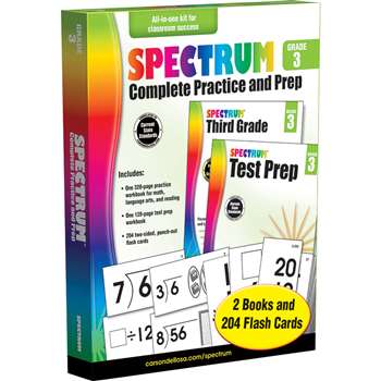 Spectrum Gr 3 Complete Practice And Prep, CD-704968