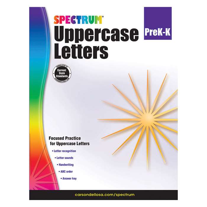 Uppercase Letters Gr Pk-K, CD-704970