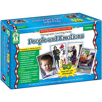 People And Emotions Photo Learning Cards Set By Carson Dellosa