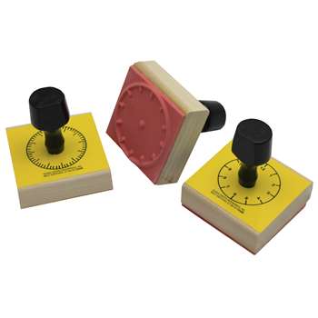 Stamp Set 3 Clock 5-Min/60-Min/Hour Numerals By Center Enterprises