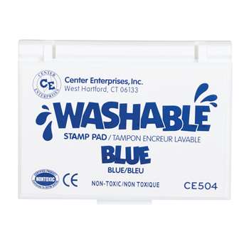 Stamp Pad Washable Blue By Center Enterprises