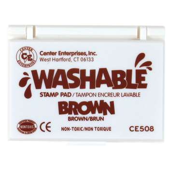 Stamp Pad Washable Brown By Center Enterprises