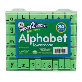 Manuscript Alphabet Stamp Set 1 Lowercase By Center Enterprises