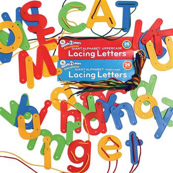 Ready2Learn Lacing Letters Set Of Both By Center Enterprises