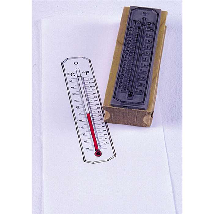 Stamp Thermometer Cellsius/ Fahrenheit By Center Enterprises