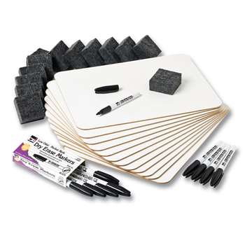 Dry Erase Boards Magnetic Lapboard Class Pack Plai, CHL35040
