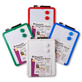 Dry Erase Boards Assrtd Frames 4/Bx Magnetic, CHL35204