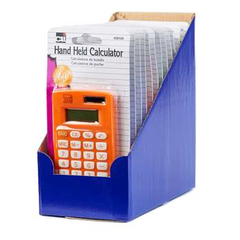 Handheld Calculator 8 Digit assorted colors -12 Pack