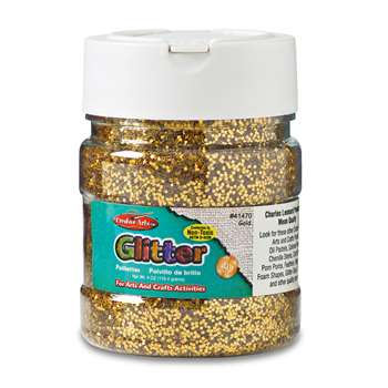 Creative Arts Glitter 4Oz Jar Gold, CHL41470