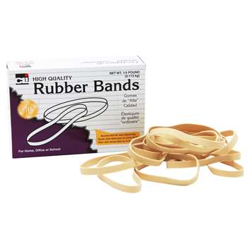 Rubber Bands 3" X 1/2" X 1/32" X 1/8" - 1/4 Box By Charles Leonard