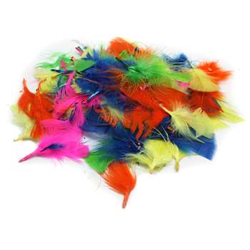 Turkey Feathers Hot Colors 14G Bag, CHL63030