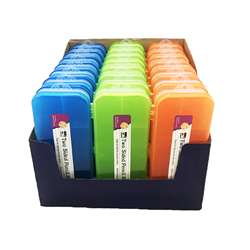 PENCIL BOX 2 SIDED ASST COLORS 24PK - CHL76310ST