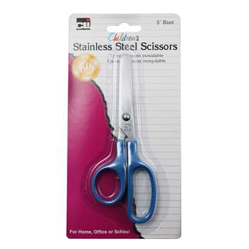 Scissors Childrens 5&quot; Blunt Stainless Steel Asst , CHL80510