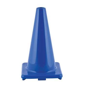 Flexible Vinyl Cone Wghtd 18&quot; Blu, CHSC18BL