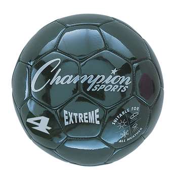 Soccer Ball Size4 Composite Black, CHSEX4BK