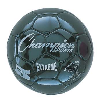 Soccer Ball Size 5 Composite Black, CHSEX5BK