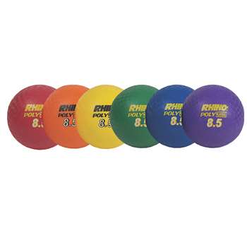 Playground Ball Set Of 6 8 1/2&quot; CHSPX85SET