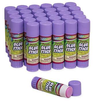 Glue Sticks 30 Purple .70 Oz By Chenille Kraft