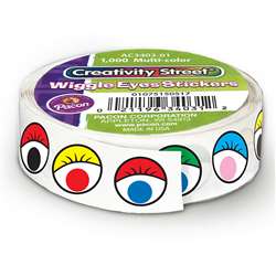 Wiggle Eyes Stickers On A Roll Multi-Color By Chenille Kraft