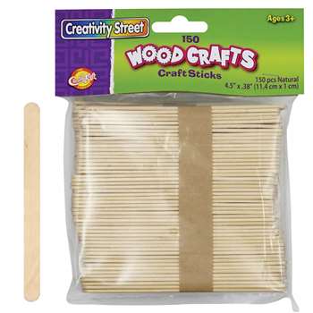 Craft Sticks Natural Color 150/Pk, CK-367501