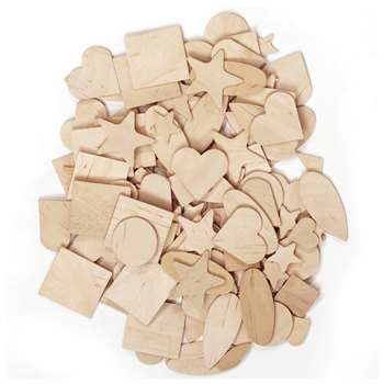 Wooden Shapes 350 Pieces By Chenille Kraft