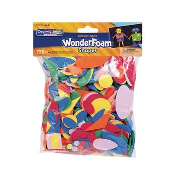 Wonderfoam 720 Pieces In Assrt. Colors By Chenille Kraft