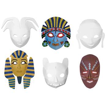 Multi Cultural Dimensional Masks 24Pk By Chenille Kraft