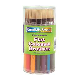 Colossal Flat Wood Handle Brush Assortment By Chenille Kraft