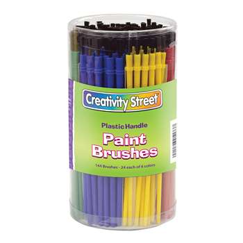 Economy Brushes 144-Pk 24 Each Of 6 Colors By Chenille Kraft