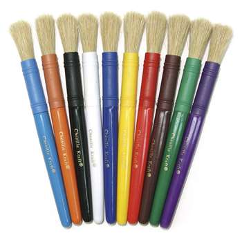 Colossal Brushes, Set Of 10 Assorted Colors By Chenille Kraft