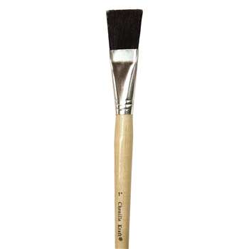 Black Bristle Easel Brush, 1" Wide X 1 1/2' Long, Set Of 6 By Chenille Kraft