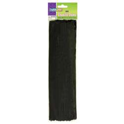 Chenille Stems Black 12 Inch By Chenille Kraft