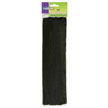 Chenille Stems Black 12 Inch By Chenille Kraft