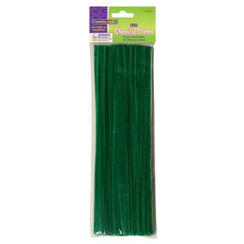 Chenille Stems Green 12 Inch By Chenille Kraft