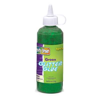 Glitter Glue Green 4 Oz By Chenille Kraft